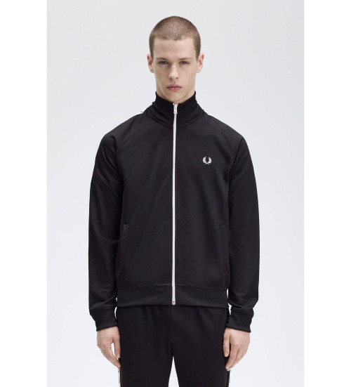 Kup Fred Perry Kurtka dresowa z taśmą w kolorze czarnym