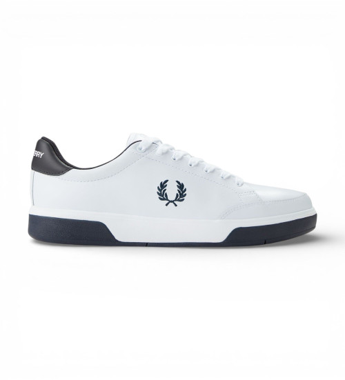 Fred Perry Zapatillas De Piel B301 Blanco