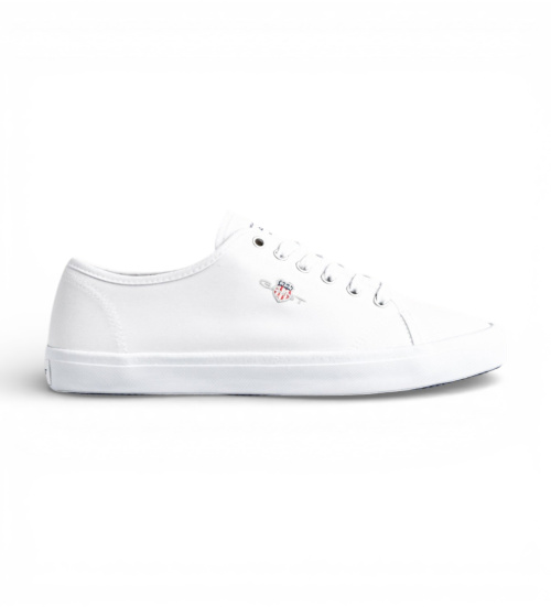 GANT Zapatillas Pillox De Sarga De Algodón Blanco