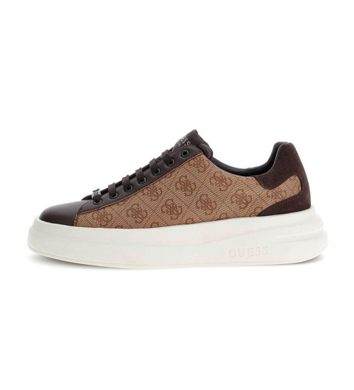 Guess Zapatilla Elba Logotipo 4G Marrón