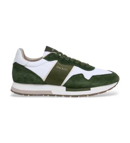 Hackett London Harper One - Scarpe Da Ginnastica Uomo, Sneaker Court Con Suola Bicolore