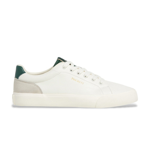 Hackett London Zapatillas De Piel Blake Dean Blanco