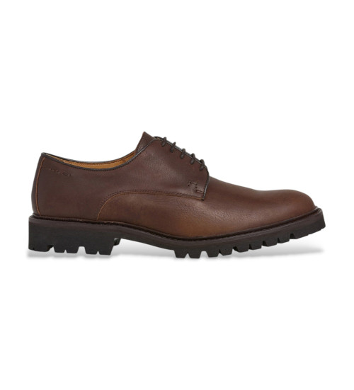 Buy Hackett London Brown Derby Sloane Leather Shoes