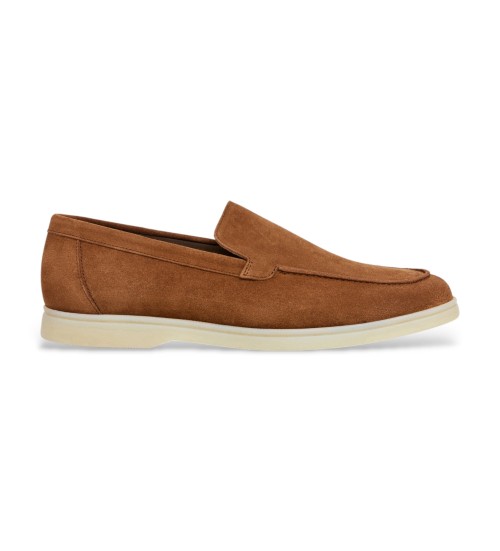 Hackett London Mocasines De Piel Martin Plain Marrón