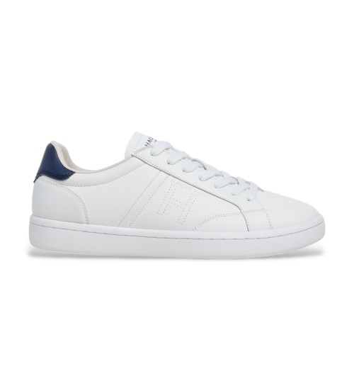 Hackett London Zapatillas De Piel Bond Break Blanco