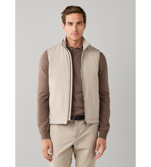 Køb Hackett London Weste Windsor beige