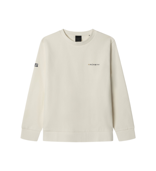Comprare Hackett London Felpa bianca essenziale
