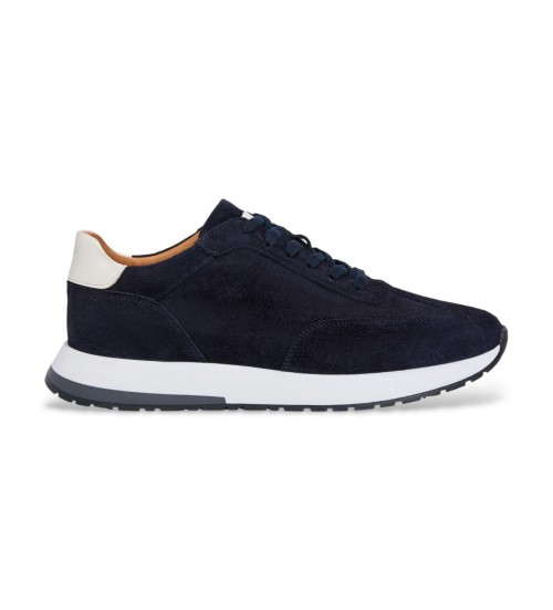 Hackett London Zapatillas De Piel Rapid Chad Marino
