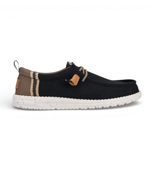 Heydude Zapatillas Wally Craft Linen Negro