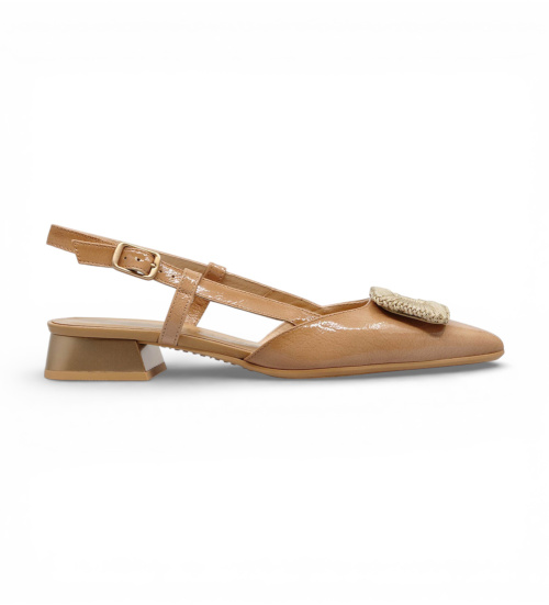 Hispanitas Bailarinas De Piel De Punta Fina Beige