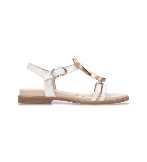 Hispanitas Sandalias Bali Blanco Roto