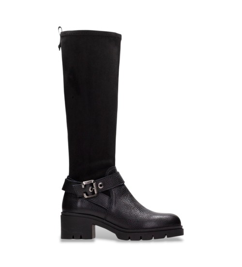 Hispanitas Botas De Piel Chicago Negro