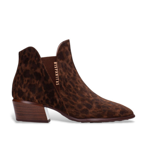 Hispanitas Botines De Piel Verona Marrón