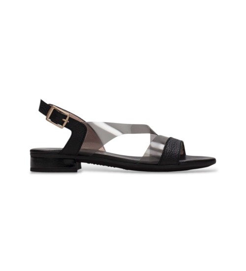Hispanitas Sandalias De Piel Cervo Negro