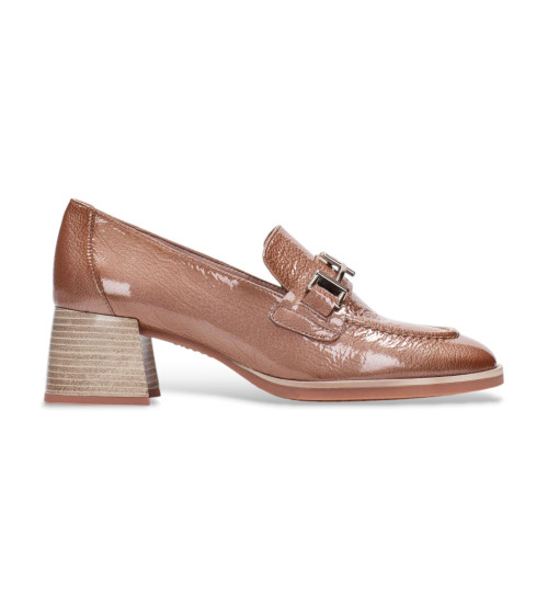 Hispanitas Mocasines De Piel Al Marrón