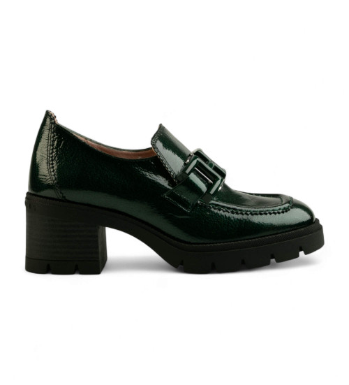 Hispanitas Mocasines De Piel Track Verde