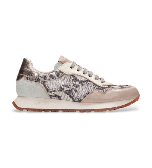 Hispanitas Zapatillas De Piel Habana Beige