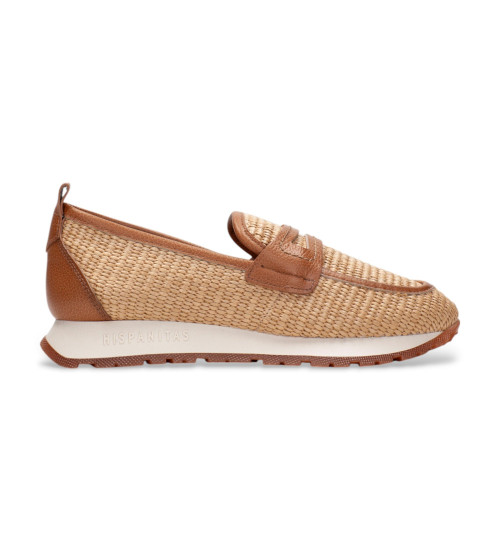 Hispanitas Mocasines De Piel Kansas Marr�n