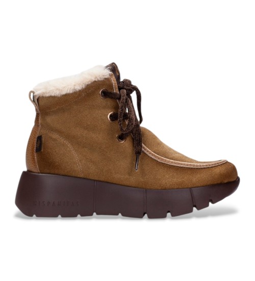 Comprar Hispanitas Botines de piel Montana beige