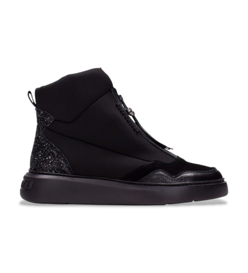 Hispanitas Zapatillas De Piel Bolmet Negro