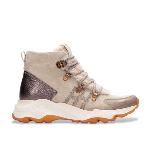 Hispanitas Zapatillas De Piel Nepal Beige