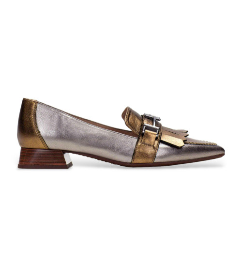 Hispanitas Zapatos De Piel Menorca Bronce