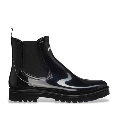 HUGO Botas De Agua Estilo Chelsea Negro