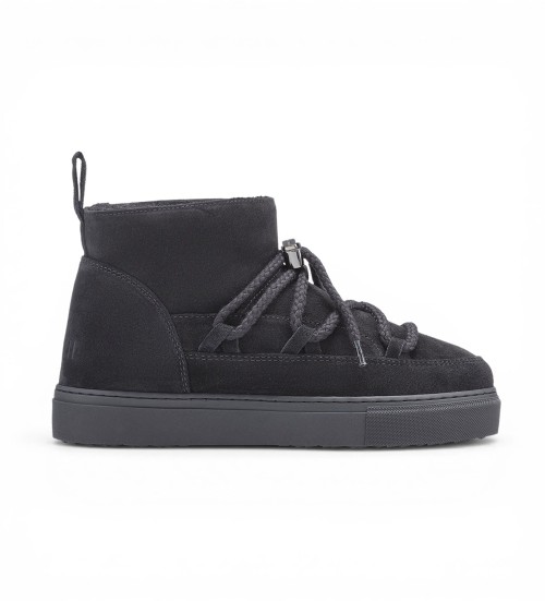 Inuikii Botas De Piel Classic Low Negro