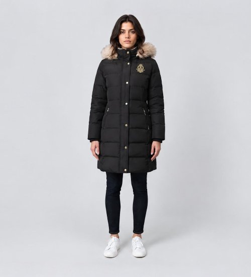 Kup Lauren Ralph Lauren Czarna pikowana kurtka