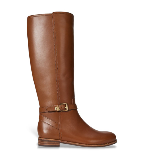 Comprar Lauren Ralph Lauren Botas Brooke II em pele castanha
