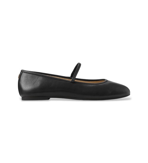 Lauren Ralph Lauren Merceditas Jayna De Piel De Napa Negro