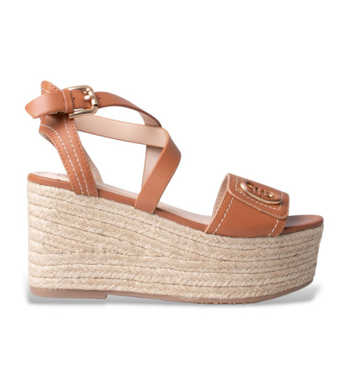 LIU JO Sandalias De Piel BALI01 Marrón