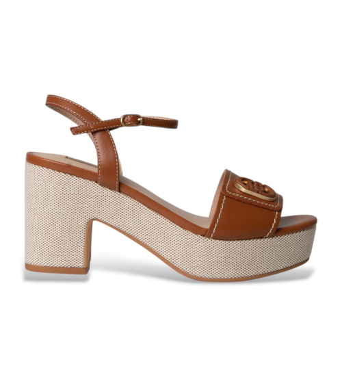 LIU JO Sandalias De Piel HARPER04 Marrón