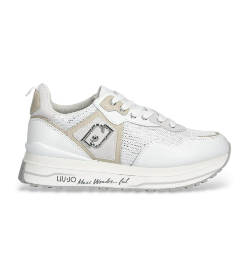 Comprare Liu Jo Sneakers bianche Maxi Wonder 01