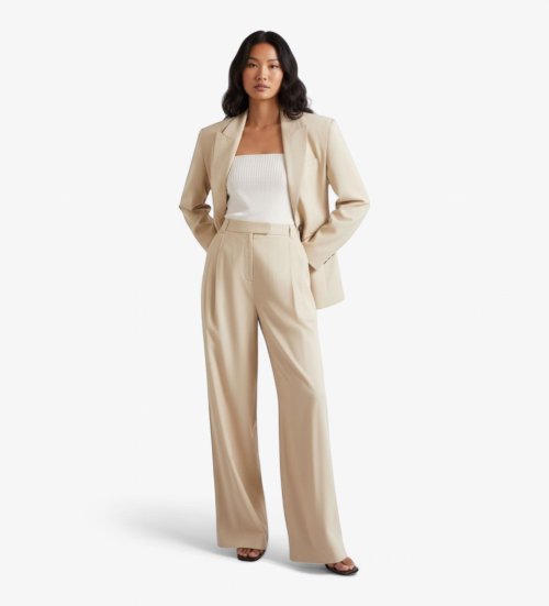 Marella Pantaloni beige Mllcaliga