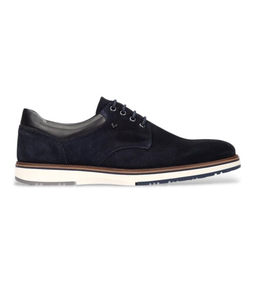 Martinelli Zapatos De Piel Fulton Marino