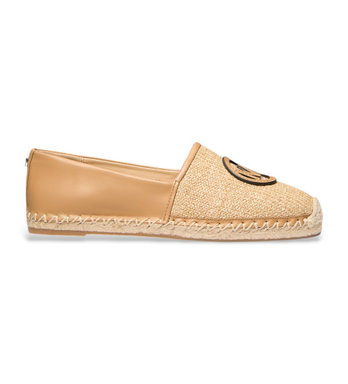 Michael Kors Alpargatas Kenzie De Varios Materiales Beige