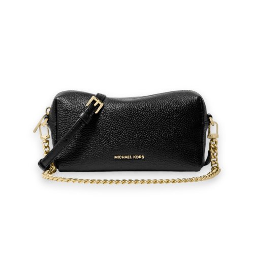 Comprar Michael Kors Bolsa tiracolo Bryant pequena de pele granulada preta
