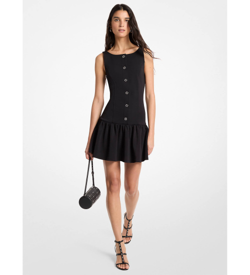 lilac bridesmaid dress Michael Kors Woman Elegant Mini Dress with Flared Sleeves MS88XSG4YP –  Khloefemme