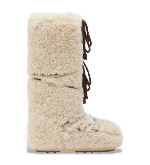 Acheter Moon Boot Bottes Icon Curly Extra Beige