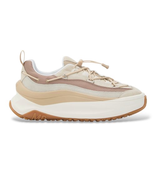 MOON BOOT Zapatillas De Piel MOON247 Xlace Beige