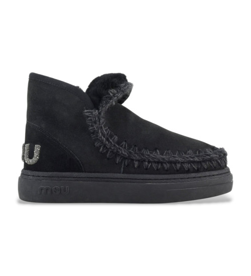 Comprare Mou Eskimo sneaker bold suede - glitter logo