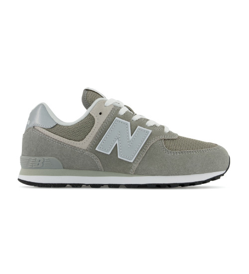 Kaufen New Balance Leder Turnschuhe 574 grau