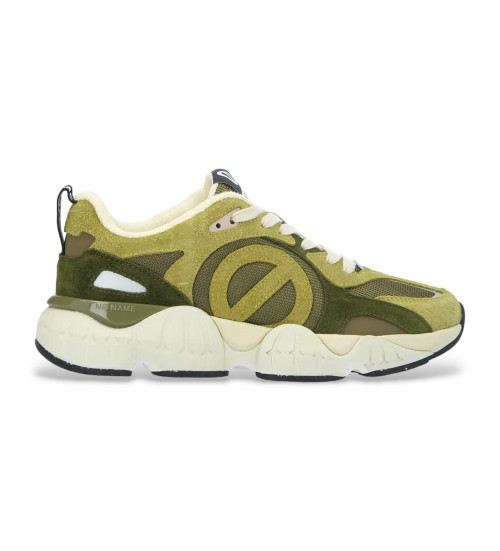 NO NAME Zapatillas De Piel Krazee Runner Verde