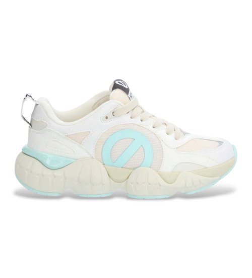 NO NAME Zapatillas De Piel Krazee Runner Beige