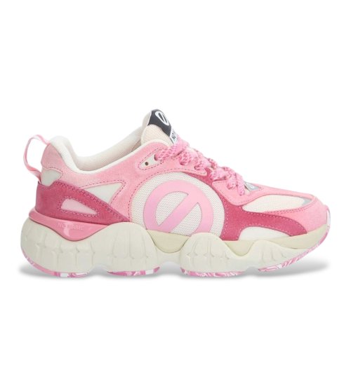 NO NAME Zapatillas De Piel Krazee Runner Rosa