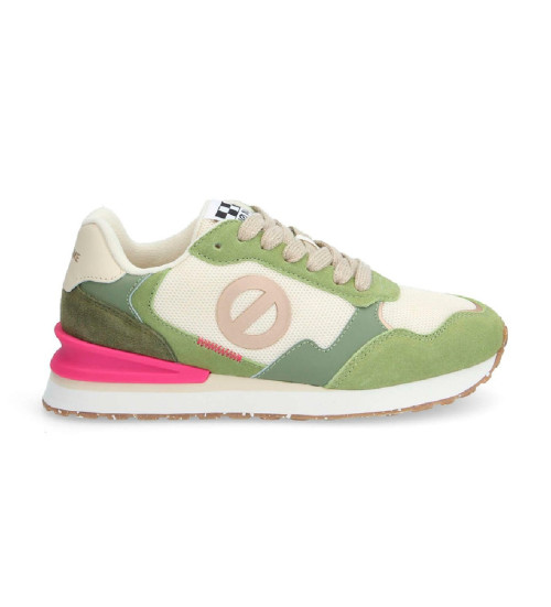 NO NAME Zapatillas De Piel Tova Runner Verde