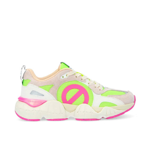 NO NAME Zapatillas De Piel Krazee Runnerconfeccionada Con Materiales Reciclados Y Suela Ligera Gr�fica Multicolor