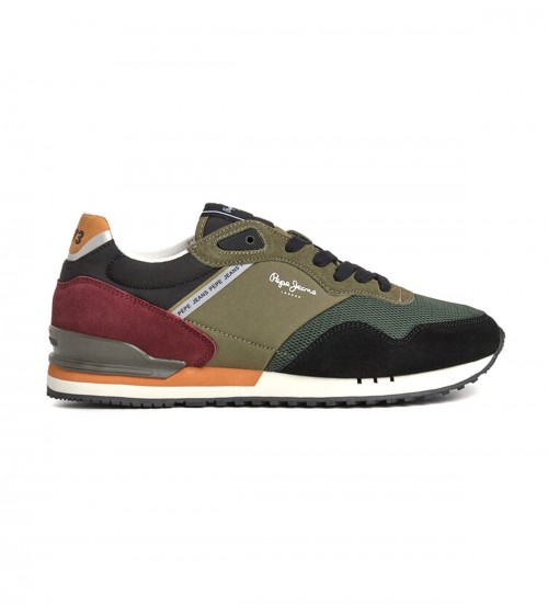 Comprar Pepe Jeans Ténis de couro London Forest green