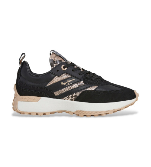 Kup Pepe Jeans Skórzane sneakersy Luclky Fenix czarne